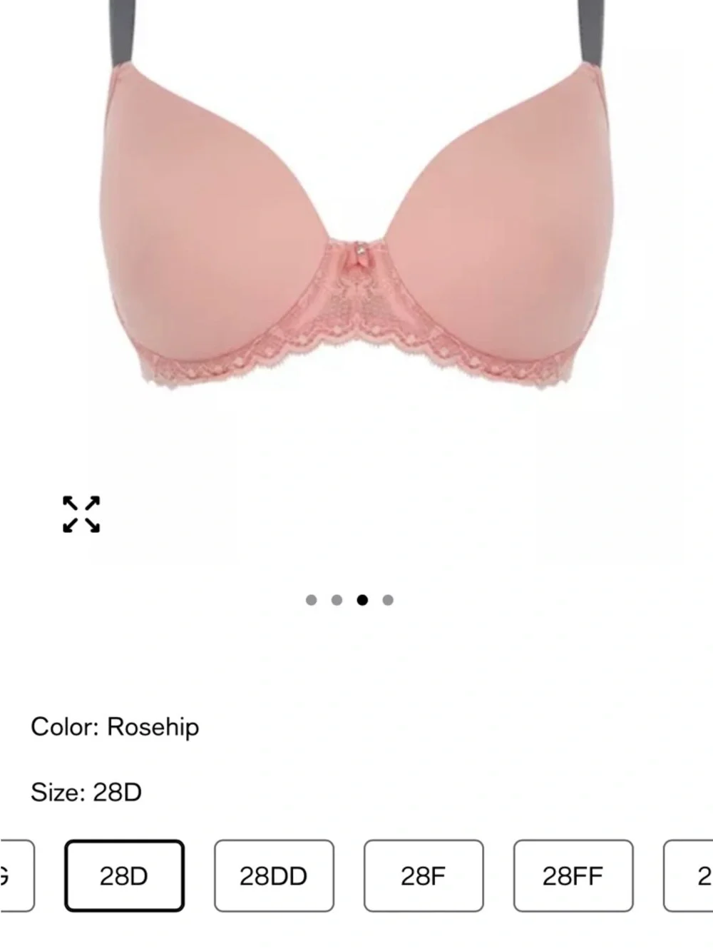 Freya Nude/Tan Strapless Bra - Picture 8 of 8